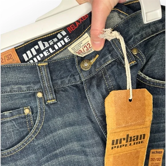 Urban Pipeline Men's Blue Jeans - Picture 6 of 7